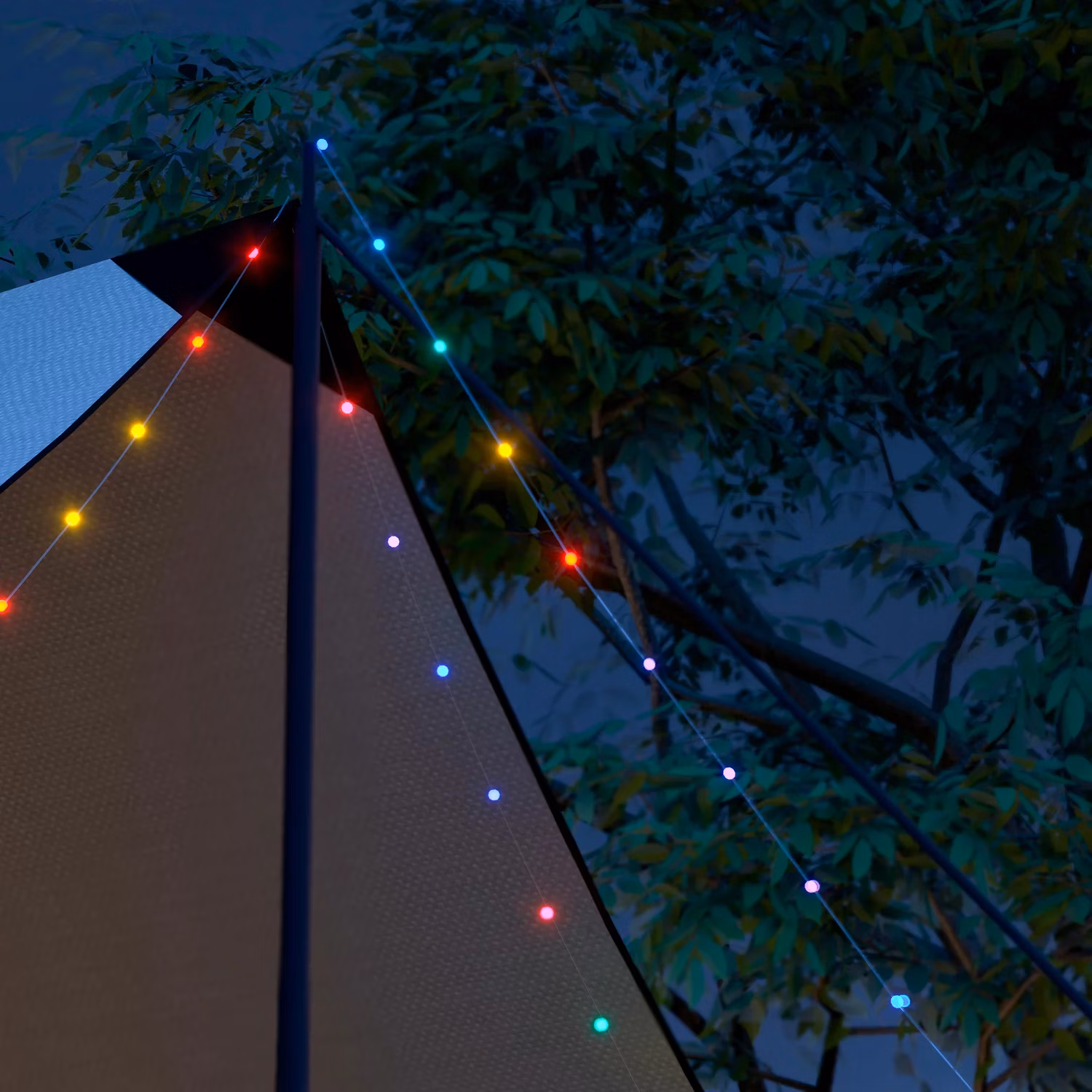 Calex Ljusslinga 8m - RGB USB - Bild 3