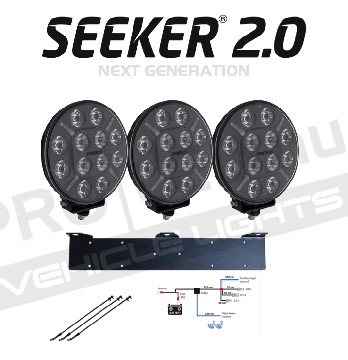 3-pack Seeker 9" 2.0 - Next Generation -komplett paket