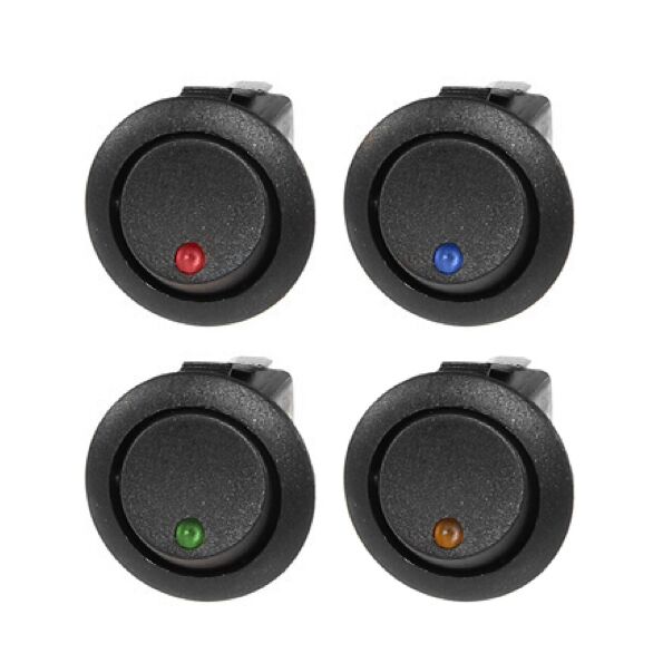 Strömbrytare - 1-pol ON/OFF 16AMP Belyst