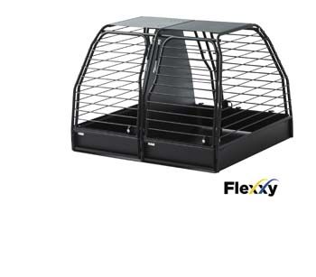 Hundbur Flexxy dubbel M