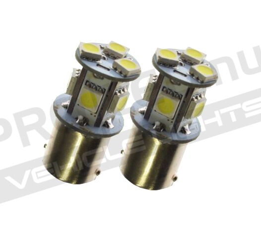 BA15s / R5W, 8 SMD, LED