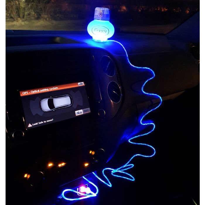 Ljusplatta för Poppy med rinnande ljus i kabeln (USB) - Bild 2