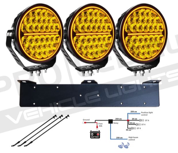 3-pack Siberia BUSH RANGER 9″ -komplett paket