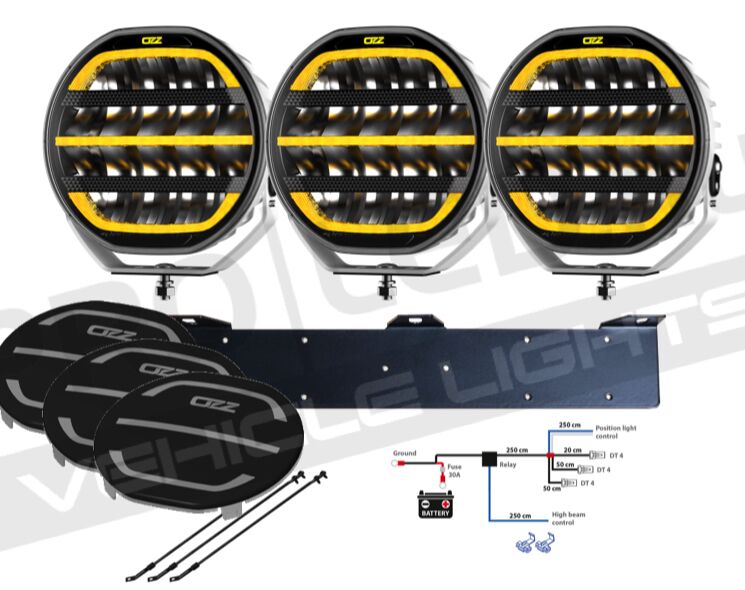 3-pack Ozz XR2 P9” (white) - komplett paket (stenskottsskydd på köpet!)