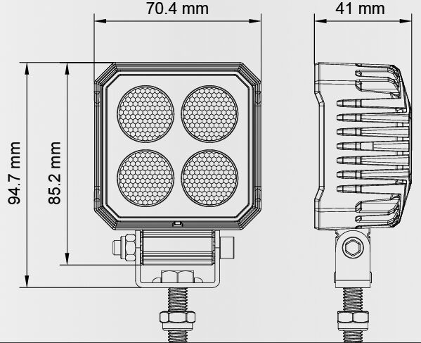 6-pack Bullboy 24W Flood - Bild 2