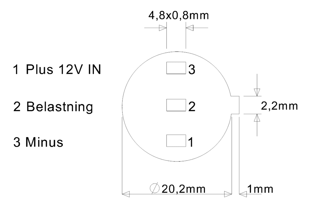 Quick-Light Strömbrytare med Diod - Bild 2