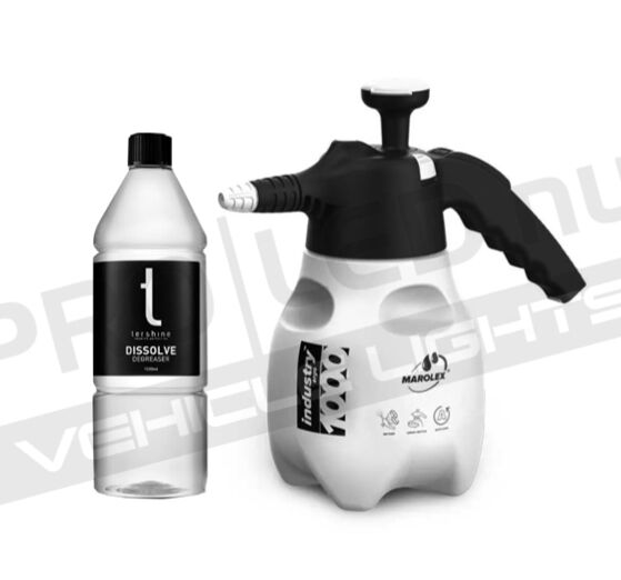 Tryckspruta 2L + Tershine Dissolve 1L - kallavfettning