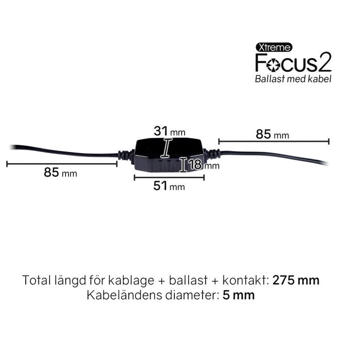 Xtreme Focus 2 LED konvertering - flera socklar - Bild 3