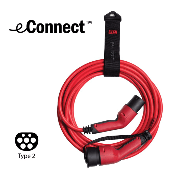 eConnect laddkabel Mode 3 Type 2