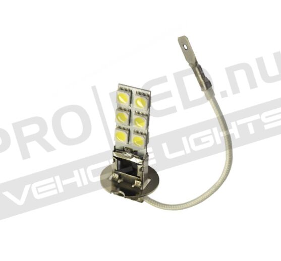Ledlampa H3 xenonvit 12 SMD