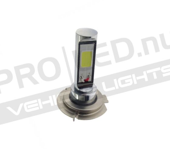 Ledlampa H7 xenonvit 900 lumen COB LED