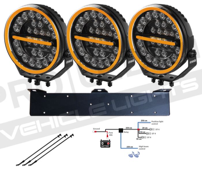 3-pack Siberia FIREFLY 9″ -komplett paket