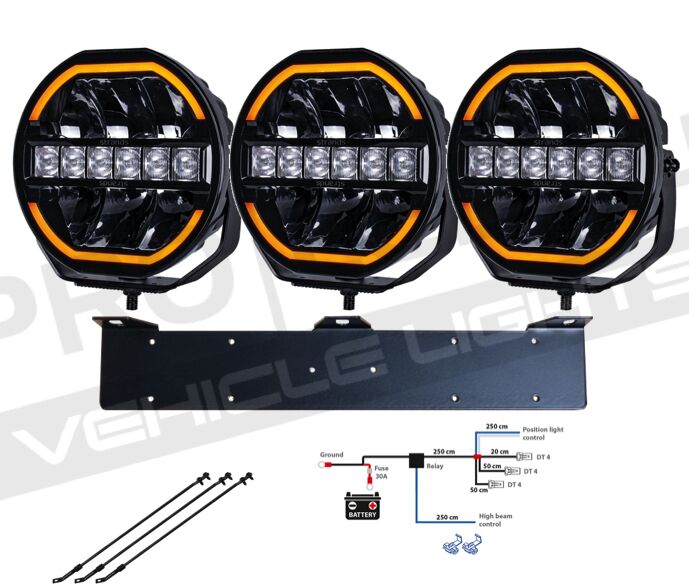 3-pack Siberia SKYLORD 9″ -komplett paket