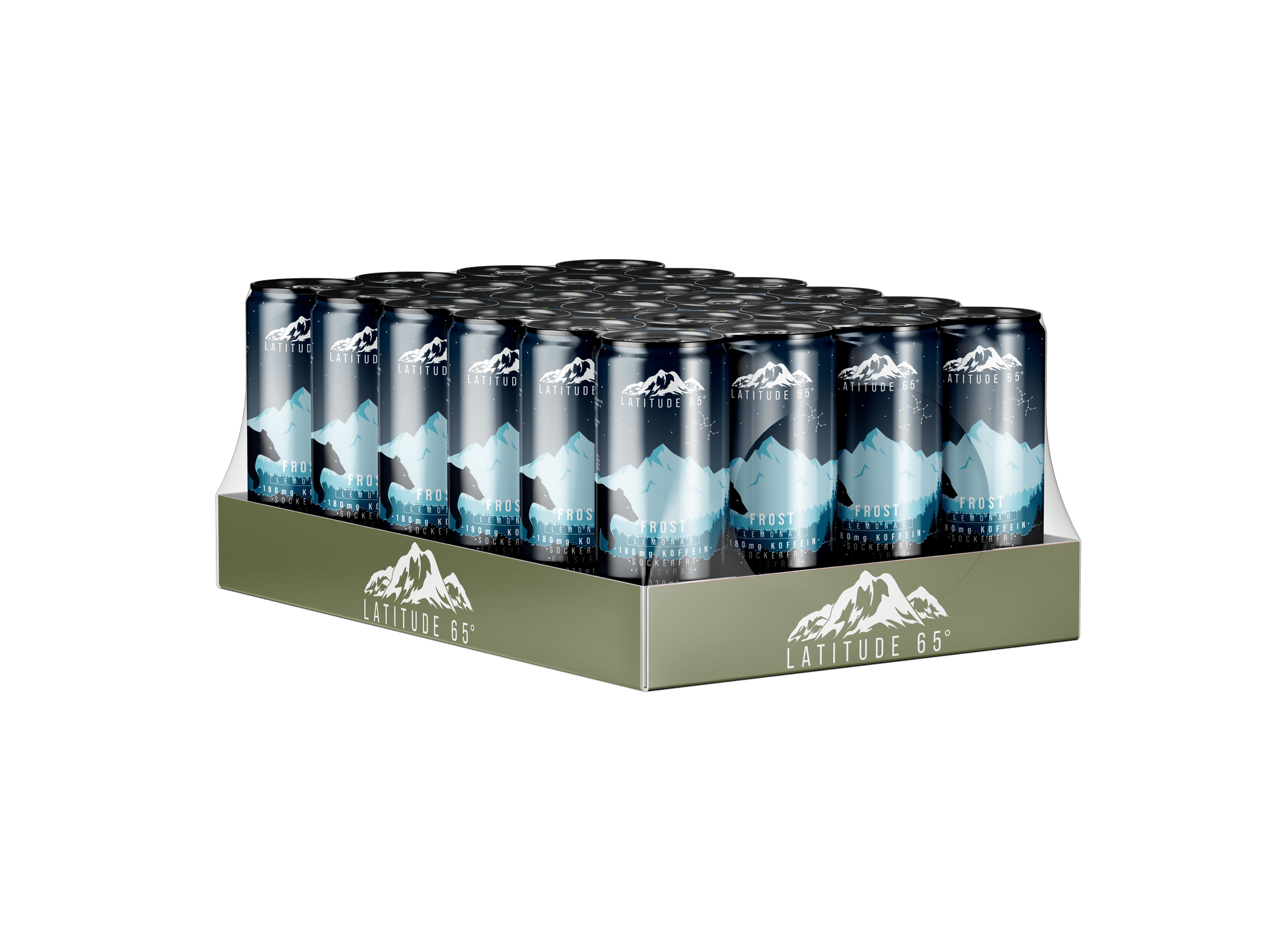 Latitude 65 - Energidryck Frost Lemonad Flak 24‑pack