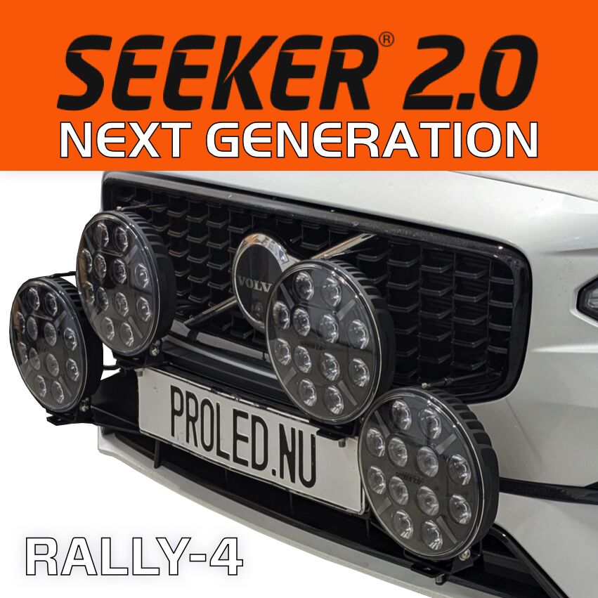 4-pack Seeker 9" 2.0 - Next Generation -komplett paket RALLY-4