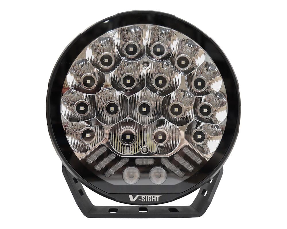 4-pack V-Sight ROADKING 9" (Med blixtljus och positionsljus) -komplett paket - Bild 6