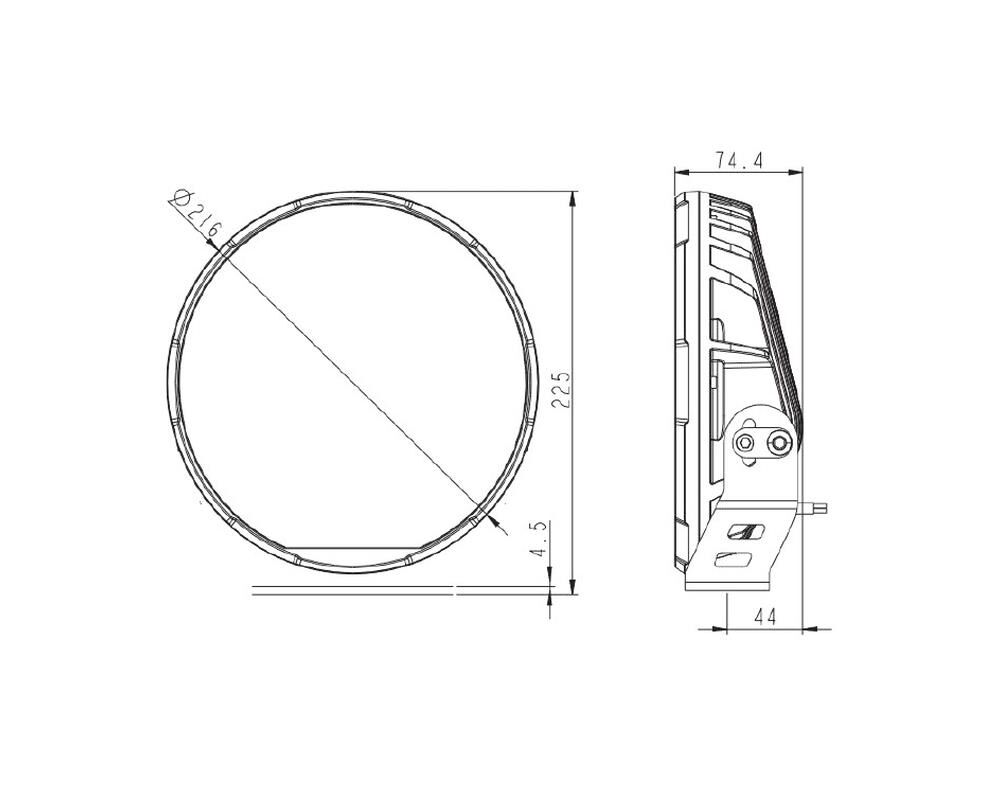V-Sight RAGE 9" LED-Extraljus - Bild 2