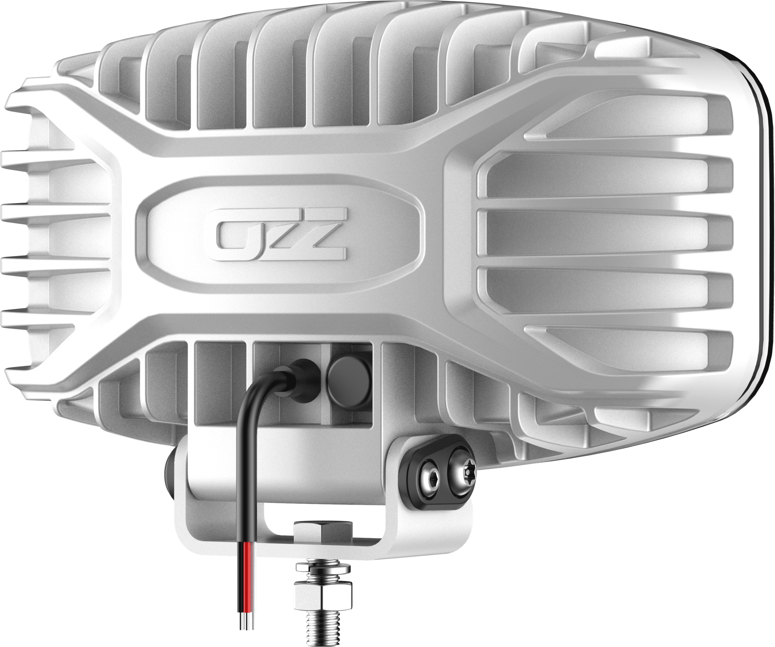 2-pack OZZ XO1 P LED Ovalt Extraljus WHITE – komplett paket (inklusive stenskottsskydd) - Bild 7