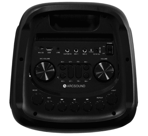 Arcsound HAZE gen.2 | Partyhögtalare med trådlös mikrofon och Bluetooth - Bild 3