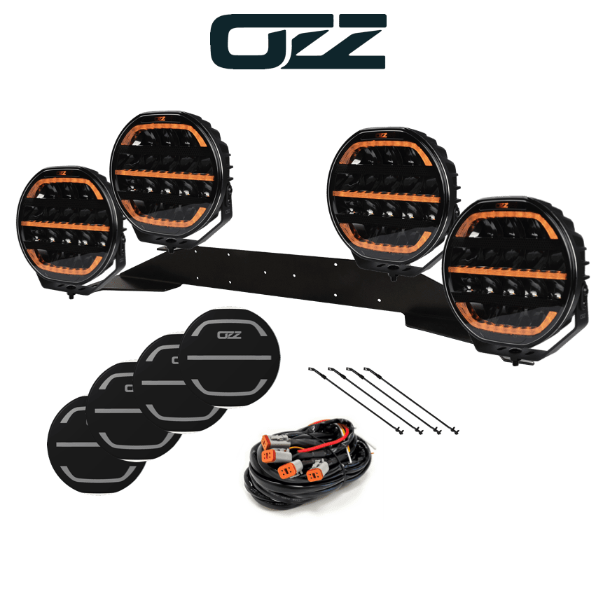 4-pack Ozz XR2 P9” - komplett paket, RALLY-4 (stenskottsskydd på köpet!)