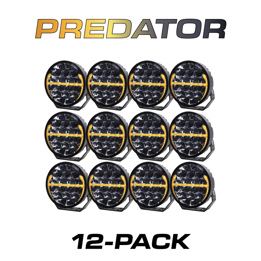 12-pack PREDATOR LED 9" - dynamiskt positionsljus