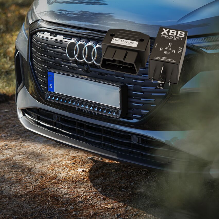 OZZ LP1 Regskyltshållare + XBB - komplett paket