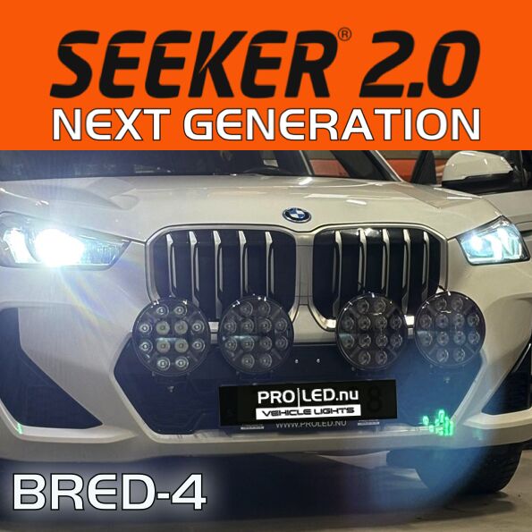 4-pack Seeker 9" 2.0 - Next Generation -komplett paket BRED-4