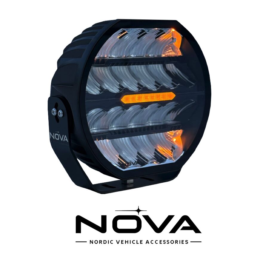 Nova-Beam-ONE - 9" LED extraljus, Svart