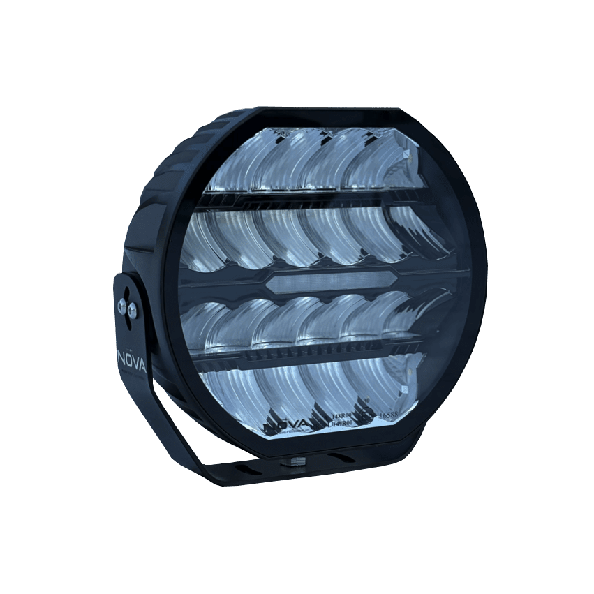 4-pack Nova-Beam-ONE - 9" LED extraljus, Svart -komplett paket - Bild 2