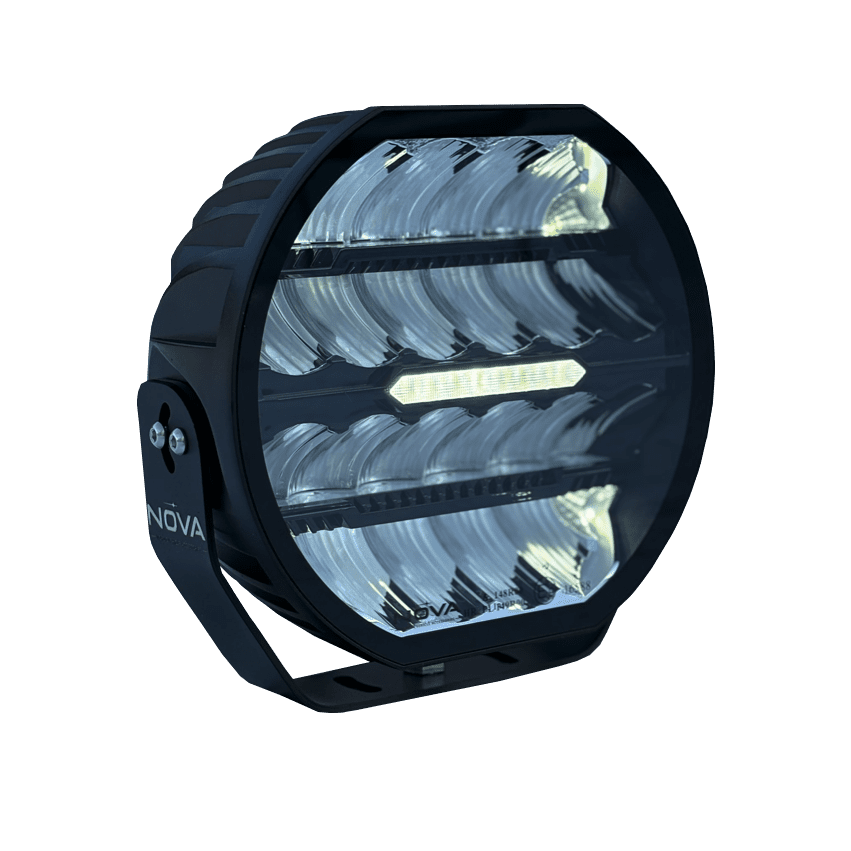 4-pack Nova-Beam-ONE - 9" LED extraljus, Svart -komplett paket - Bild 5