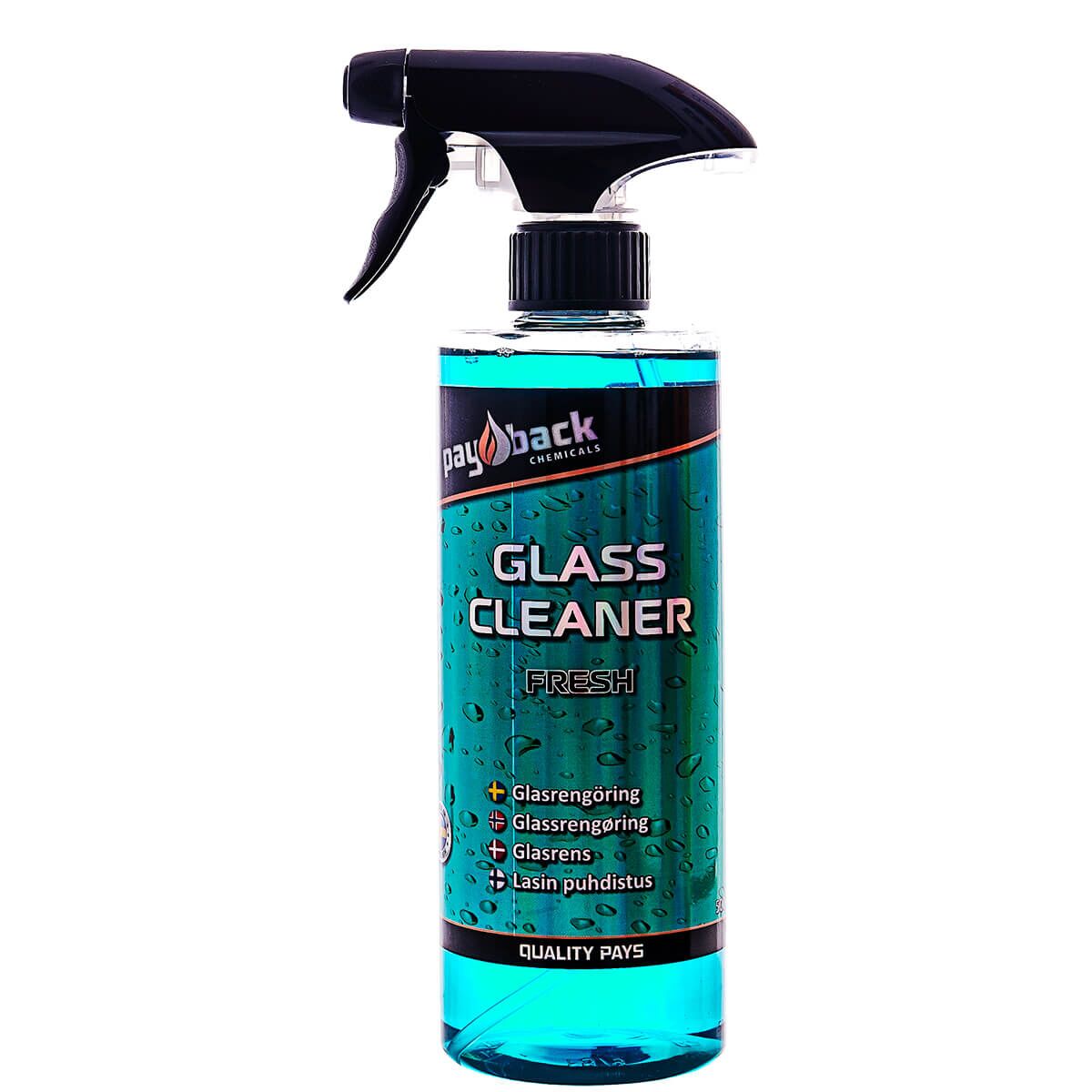Payback Glass Cleaner 500ML Fresh